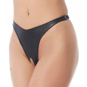 Braguita Abierta Color Negro Talla Única 8 Braguitas Color Negro Ajustables - Erotiks | Tienda erótica online