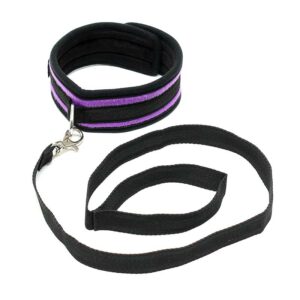 Collar con Correa Ajustable Púrpura 18 - Erotiks | Tienda erótica online
