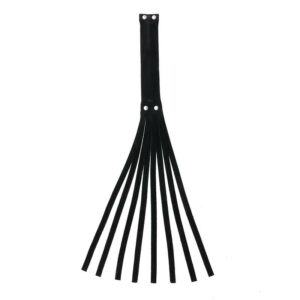 Rimba Bondage Play Flogger 42 cm 4 Fusta de Metal Dorado 45 cm - Erotiks | Tienda erótica online