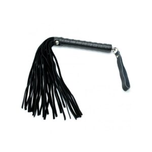 Rimba Bondage Play Flogger 35 cm 8 Pala Negra de Cuero - Bitch - Erotiks | Tienda erótica online