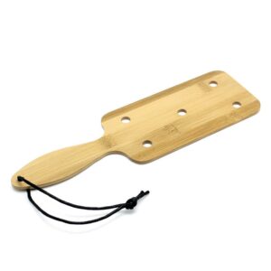 Pala Bambú 8 Fusta de Metal Dorado 45 cm - Erotiks | Tienda erótica online