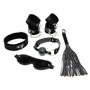 Rimba Bondage Play Set de Bondage 6 Piezas Color Negro 10 Rimba Bondage Play Set de Ataduras Ajustable Color Negro - Erotiks | Tienda erótica online