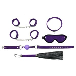 Rimba Bondage Play Set de Bondage 6 Piezas Color Púrpura 5 Rimba Bondage Play Set de Bondage 6 Piezas Color Negro - Erotiks | Tienda erótica online