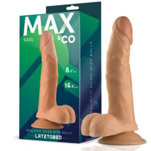 Saul Dildo Realista con Testículos Natural 8,25 - 21 cm 6 Count Cockula Dildo Silicona - Erotiks | Tienda erótica online