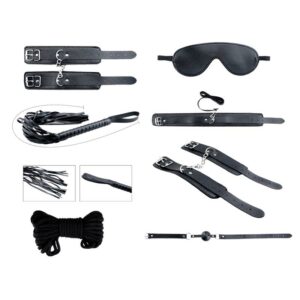 Secret Desires Black Kit de 8 Piezas BDSM 18 - Erotiks | Tienda erótica online