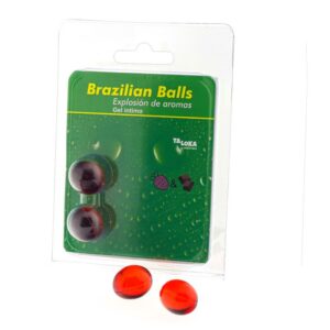 Set 2 Brazilian Balls Aroma Fresa y Chocolate 2 Erosart Aceite Afrodisíaco Tantric Natural 30 ml - Erotiks | Tienda erótica online