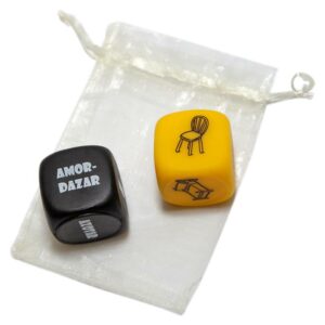Set 2 Dados Sado y Dado Objeto 9 Juego de Mesa la Pirámide del Amor - Erotiks | Tienda erótica online