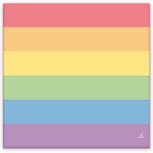 Set 20 Servilletas con Colores Bandera LGBT+