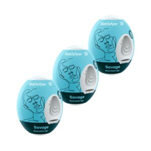 Set 3 Huevos Masturbadores Modelo Savage 2 Torky Masturbador con Rotación Compresión con App - Erotiks | Tienda erótica online