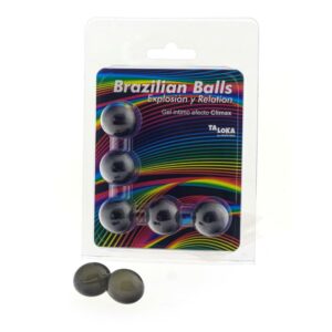 Set 5 Brazilian Balls Gel Excitante Efecto Climax 9 Set 2 Brazilian Balls Excitante Efecto Electric Vibración - Erotiks | Tienda erótica online
