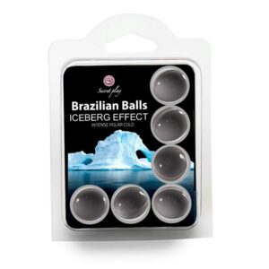 Set 6 Brazilian Balls Efecto Frio Iceberg 8 Aceite de Masaje Oil Serenity 240 ml - Erotiks | Tienda erótica online