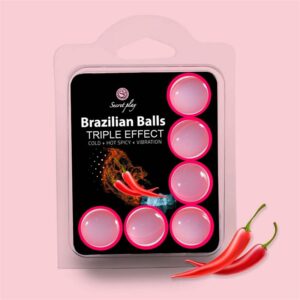 Set 6 Brazilian Balls Triple Efecto (Calor, Frio y Vibración) 1 Set 6 Brazilian Balls Triple Efecto (Calor - Erotiks | Tienda erótica online