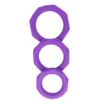Set de 3 Anillos para el Pene Silicona Púrpura