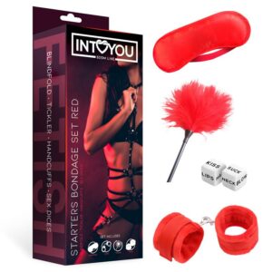 Set de Bondage para Principiantes Starters 4 Piezas Rojo 5 Set Bondage 11 Piezas Negro - Erotiks | Tienda erótica online