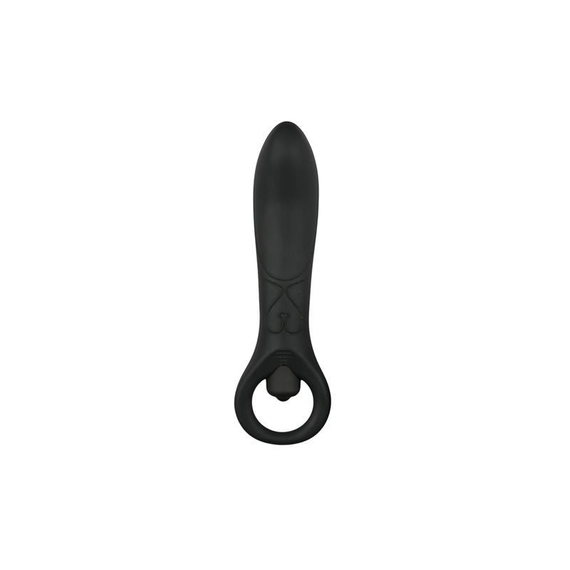 Vibrador Anal Silicona – Negro