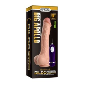 Vibrador Realista Control Remoto Apolo 24.5 cm 1 Vibrador Realista Control Remoto Apolo 24.5 cm - Erotiks | Tienda erótica online