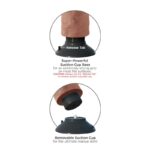 Vibrador Realista y Testiculos 7 Bronceado