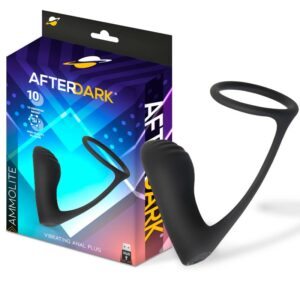 Ammolite Plug Anal con Vibración y Anillo para Testículos 8 Baile Plug Anal Color Púrpura - Erotiks | Tienda erótica online