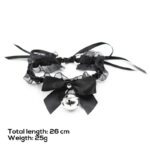 Collar con Lazo, Cascabel y Encaje