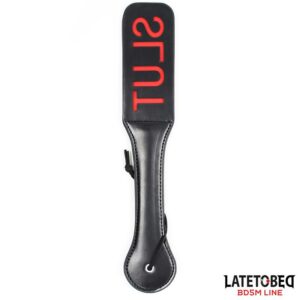 Pala Doble Capa Slut 32 cm 4 Mordaza con Aro de Metal Aro: 5 cm - Erotiks | Tienda erótica online