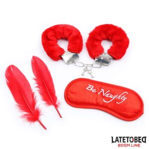 Set de 3 Piezas Antifaz, Plumas y Esposas 9 - Erotiks | Tienda erótica online