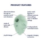 Cloud Dancer Succionador y Vibrador Menta