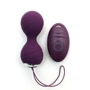 Bolas Kegel con Vibración con Control Remorto Cannes Purpura 5 Bolas Ben Wa 10.3 cm Verde Oscuro - Erotiks | Tienda erótica online