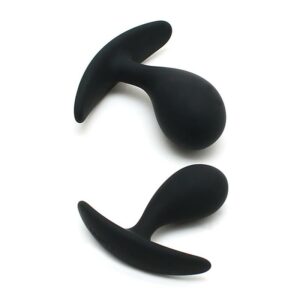 Set de 2 Plugs Anatómicos Copenhagen Negro 17 - Erotiks | Tienda erótica online