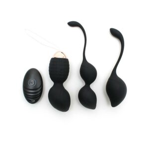 Set de Bolas Kegel Rimini Negro 2 Bolas Ben Wa 10.3 cm Verde Oscuro - Erotiks | Tienda erótica online