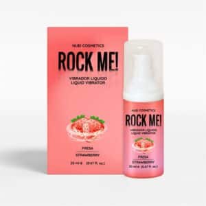 Rock Me! Vibrador Líquido Fresa 20 ml 8 Gel Vibrador Efecto Calor Ganjah 15ml - Erotiks | Tienda erótica online