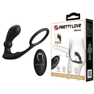Warren Plug Anal y Anillo para el Pene con Vibración y Pulsación a Control Remoto 16 - Erotiks | Tienda erótica online