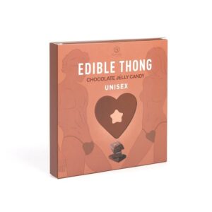 Tanga Comestible Unisex Chocolate 8 Esther Tanga con Cremallera - Erotiks | Tienda erótica online