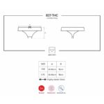 837-THC-1 Tanga Abierto Color Negro