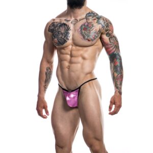 Tanga de Cuero Ajustable con Tachuelas - Erotiks | Tienda erótica online