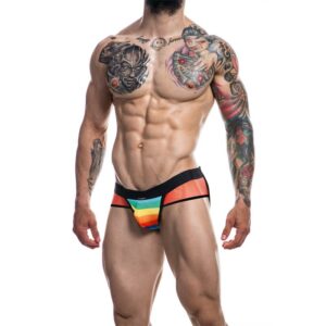 Tanga de Cuero Ajustable con Abertura - Erotiks | Tienda erótica online