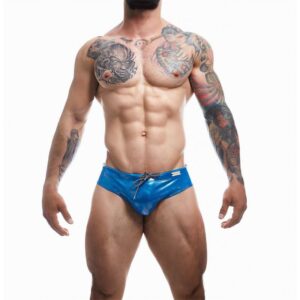 C4M33 Bañador Emerald Azul 2 Pantalon Corto Rejilla Negro - Erotiks | Tienda erótica online