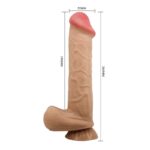 Dildo Realista Piel Deslizante 26 cm
