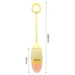 Huevo con APP Silicona Doble Capa Amarillo/Naranja