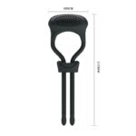Pretty Love Anillo Vibrador Curitis Color Negro