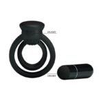 Pretty Love Anillo Vibrador Esther Color Negro