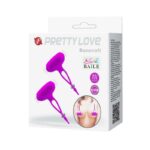 Pretty Love Pinzas para Pezones Bancroft Color Púrpura