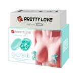Surprise Box Huevo Vibrador y Pinzas para Pezones con Electro Estimulación Azul