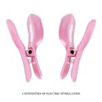Surprise Box Huevo Vibrador y Pinzas para Pezones con Electro Estimulación Rosa