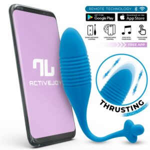 Huevo con Up and Down (Thrusting) y APP USB 4 Huevo Vibrador iJoy Control Remoto USB Púrpura - Erotiks | Tienda erótica online
