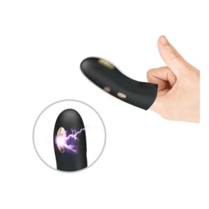 Marico Dedal con Vibración y Electro Shock Gold 18k 6 Mordaza con Aro de Metal Aro: 5 cm - Erotiks | Tienda erótica online