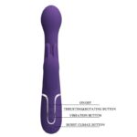 Dejon Vibrador con Thursting y Rotación Twinkled