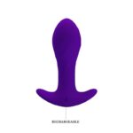 Estimulador Anal con Vibración Púrpura