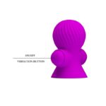 Funda para los Pezones con Vibración Rosa