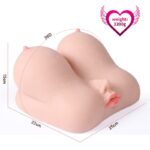 Jalome Masturbador 3 en 1 Vagina, Boca y Pecho 3.2 kg