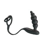 Plug Anal con Anillo para el Pene con Vibración